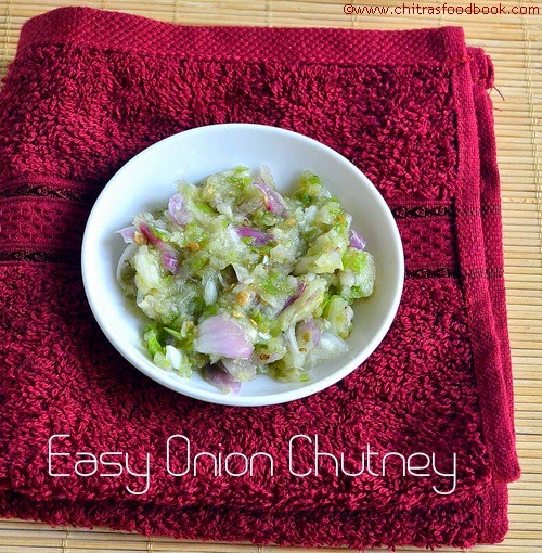 Easy onion chutney