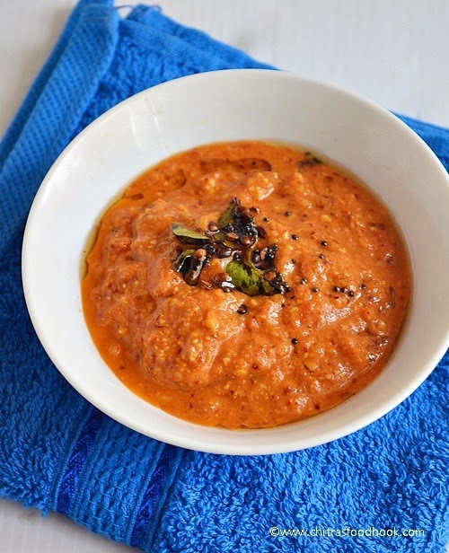 Tomato chana dal chutney