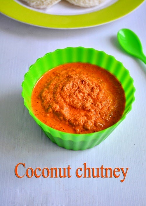 Red coconut chutney