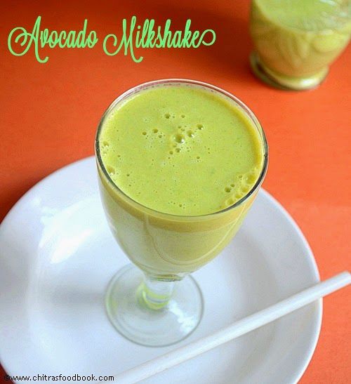 Avocado milkshake recipe