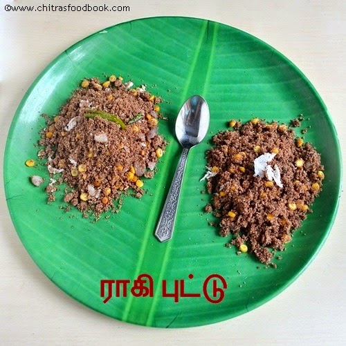 Ragi puttu recipe-Sweet n spicy versions