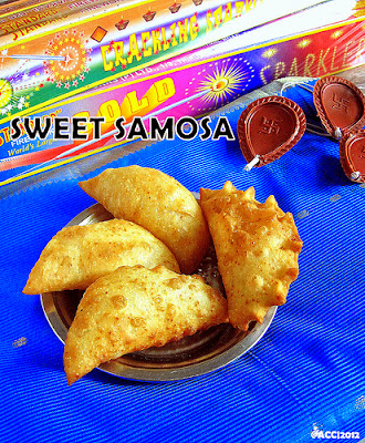 Karjikai/Sweet samosa recipe