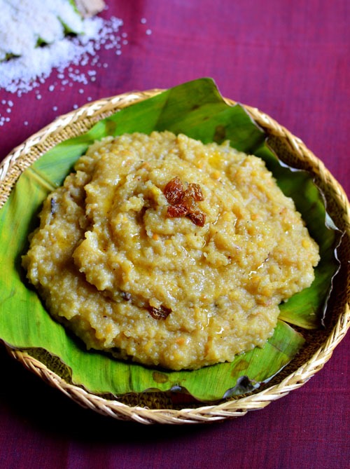 Samai sakkarai pongal recipe