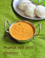 Peanut red chilli chutney