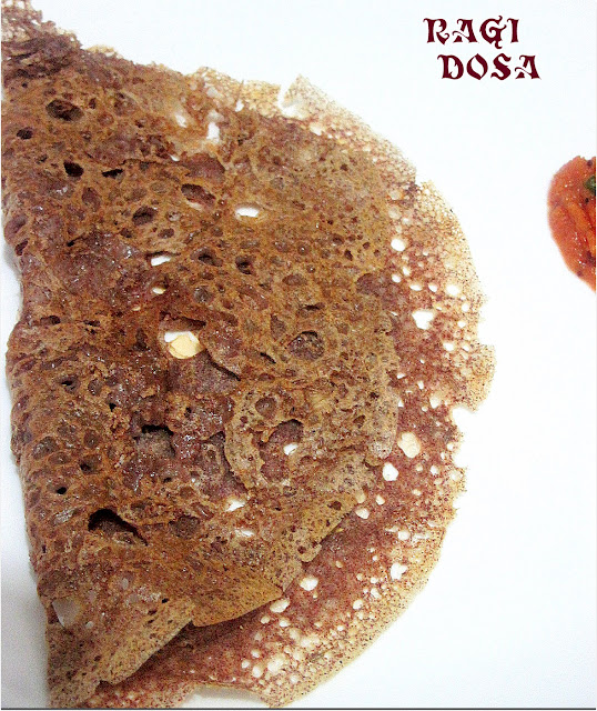 Instant ragi dosa