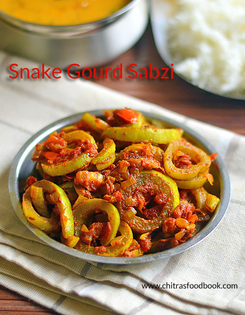 Snake Gourd Sabzi – Padwal Sabzi Recipe / Chinchinda Ki Sabji