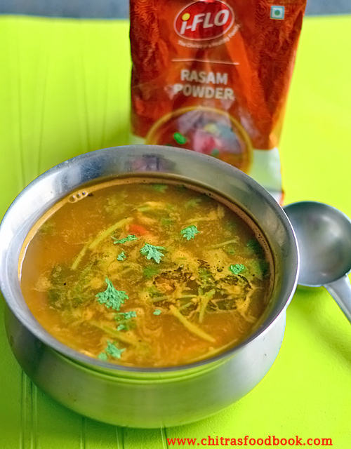 Rasam Using Store Bought Rasam Powder