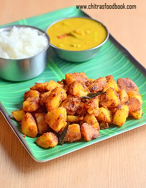 Potato Kara Kari – Urulaikilangu Kara Curry Recipe