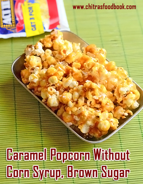 How To Make Caramel Popcorn Recipe On the Stove With White Sugar – Popcorn Without Corn Syrup/ Brown Sugar