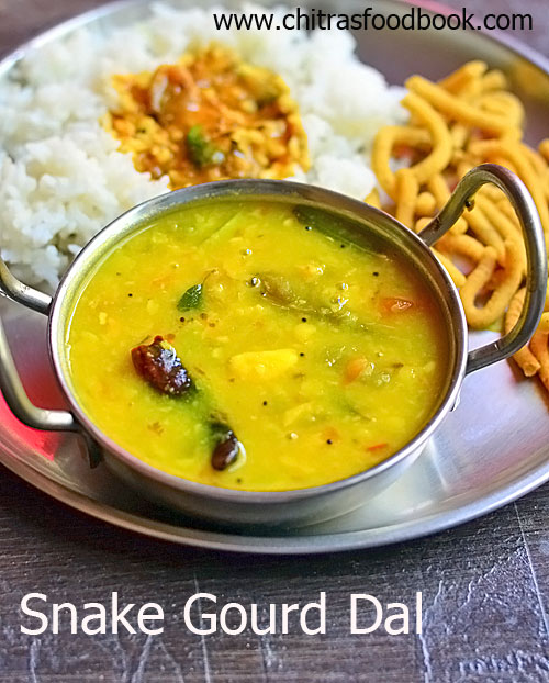 Snake Gourd Dal Recipe – Pudalangai Paruppu Kulambu