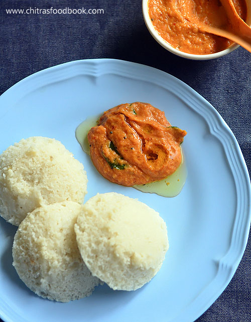 Onion chutney without coconut