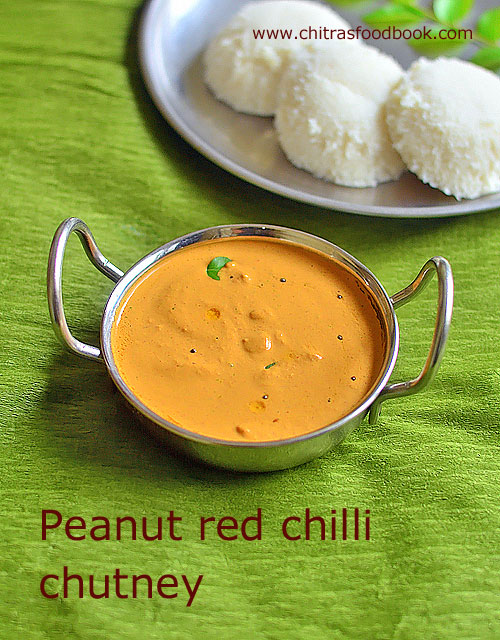 Peanut chilli chutney