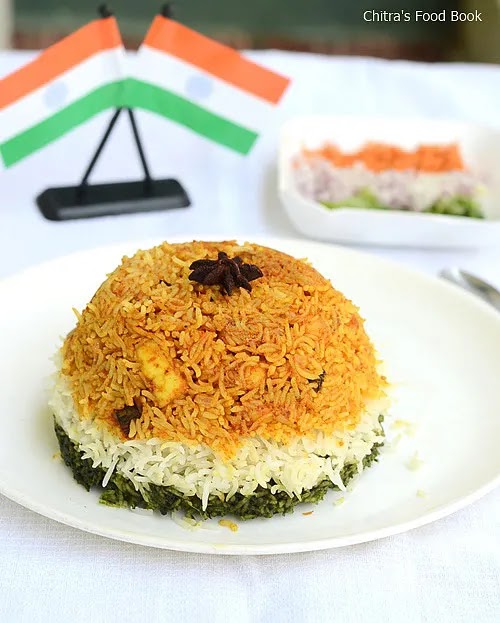 Tri color pulao