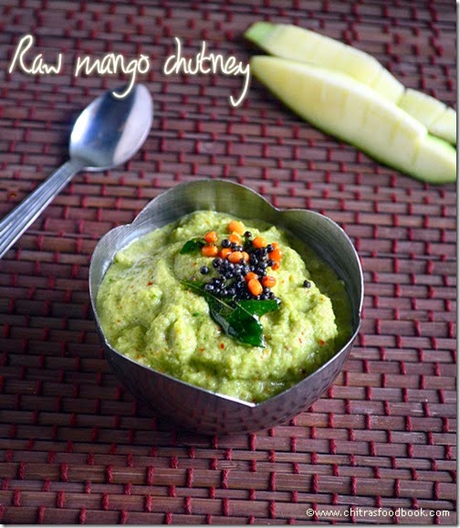 Raw mango chutney